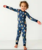 NEW Little Sleepies BLUEY Dance Mode Two-Piece Long Sleeve Pajama Set SIZE 4T