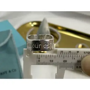 Tiffany & co 正品經典1837系列純銀戒指 手鐲