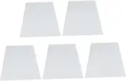 DONFAMDS 5Pcs Writable Adhesive Magnet Stickers for Teaching Advertising Craft Projects Thick Magnetic Papers Versatile House Accessories