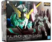 Gundam Real Grade Rg #30 RX-0 Unicorn Full Armor 1/144 Model Kit Mount Bandai