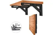 2 PCS Folding Shelf Bracket Heavy Duty 10''