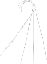 Tofficu 4pcs Open Looper Curved Beading Needle Making Bead Spinner Needle Curved Needle Sewing Jewelry Needle Bead Needles Beading Crochet Hook Sewing Needle Tapestry Needle Silver Alloy