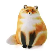 Fox Stuffed Animal, 14" Fox Plush Pillow, Cute Plushies, Throw Pillow Doll Big