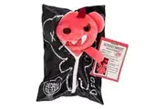 Deddy Bears - Beezlebear Halloween Bear in Bag, Soft Toy Plush, Red, 30cm (H)