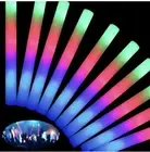 HONLYNE44 PCS Foam Glow Sticks with 3 Modes Colorful Flashing, LED Light Stick