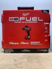 Milwaukee 2904-22 M18 FUEL 18V 1/2" Cordless Hammer Drill/Driver Kit (E10038289)