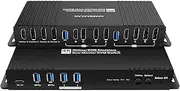 Kvm Switch 4 Monitors 2 Computers Displayport HDMI 4K 240Hz Hotkey Switching kvm Switches 4 Monitors 1440P 144Hz 165Hz 240hz Qual Monitor Switch displayport HDMI FreeSync G-SYNC