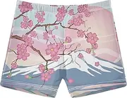 [Caihoyu] Boys Swimsuit Jammer Tight Swimming Jammers Quick Dry Toddler Swimming Shorts