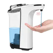 Automatic Soap Dispenser Hydroalcoholic Gel Dispenser Infrared Sensor Contactless 500ml Capacity Hygienic Practical Tool for Family Hospital School Of