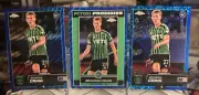Brandan Craig LOT/3 2023 Topps Chrome MLS Pitch Prodigies Blue Rookie RC /199