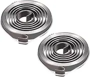 uxcell Drill Press Spring Drill Press Quill Feed Return Coil Spring Assembly Spring Steel Chemical Blackening Finish 1540mm Expand Long 52x8x0.8mm 2 Pcs