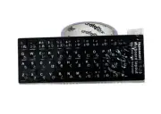 Japanese Keyboard Stickers - White Font Black Background Laptop Desktop Computer