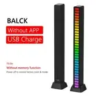 2Pcs 5V USB RGB Activated Music Rhythm Lamp Bar Sound Control LED Lights Hot
