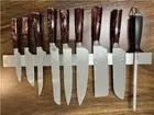 10PC Red Japanese Kitchen Knives Chef Knife Set Magnetic Knife Holder Sharpener