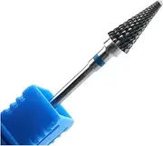 ZZaonn Cone Carbide Tungsten Nail Drill Burr Bits Milling Cutter for Manicure Machine Electric Drill Bit Machine for Nail Tools