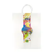 48 x White Paper Gift Bags Packing Present Wrapping 32x45cm Favour Handle Basket