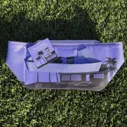 Trader Joe's Mini Insulated Freezer Tote Purple