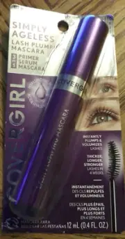 Covergirl Simply Ageless Plumping Mascara #110 Soft Black 3 n 1 primer