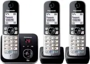PANASONIC DECT Digital Cordless Phone + Answering Machine & Triple-Pack Handsets