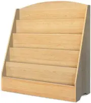 Kids Bookcase, Keezi 5-Tier Wooden Kids Bookshelf Magazines Display Rack Stand -
