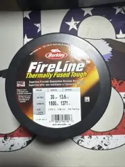 New Berkley FireLine 8 Carrier Braid Fishing Line 30 LB, 1500 Yards - Crystal