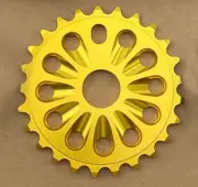 ALTA BMX 25 TEETH ALLOY CHAINRING 6061-T6 1/2 X 1/8 GOLD