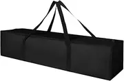 Pegciuho Tent Pole Zippered Storage Bag Camping Storage Bag Travel Luggage Bag Tripod Bag for Tents