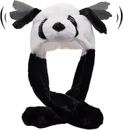 Cnorialy Frog Hat Beanie Eyes Moving Jumping Hats Cute Big Eyes Frog Cap Plush Animal Caps Party Cosplay Cap Women Men