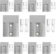 Starwood 10Pcs Anderson Style Plug Connectors 50 AMP 12-24V 6AWG DC Power SP for Quick Disconnect Applications