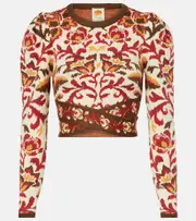 [Farm Rio] Farm Rio Floral cropped top AU 16 multicoloured