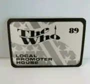 The Who Backstage Pass Original 1989 Kids Are Alright Classic Rock Tour Black