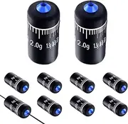 Drop Shot Rigs for Bass Fishing | 10X Skinny Lead Sinkers for Fishing - Dropshot Weights with Scale, Multifunctional Precise Fishing Gear Accessories for Bass