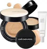 JUNG SAEM MOOL [JUNGSAEMMOOL OFFICIAL] Essential Skin Nuder Cushion (Refill included) + Tone Balancing Base 20ml (Gift) (Light), Pack of 1