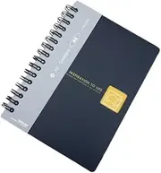 A6 Spiral Lined Notebook, Wirebound, 80 Pages, Extra White Thickness Paper