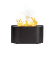 3D Flame Mist Humidifier, Portable, LED 8-Color Aroma Essential Oil Diffuser