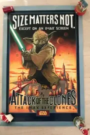 STAR WARS ATTACK OF THE CLONES IMAX MOVIE POSTER Imax Version 27x40 Double Sided