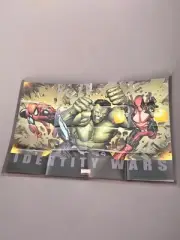 2011 IDENTITY WARS Promo Poster 2011, MARVEL, HULK, SPIDER-MAN DEADPOOL
