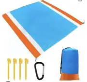 Beach Blanket 79” x 83” Sandproof Beach Mat