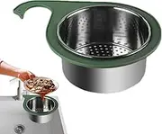 Corner Sink Strainer Basket, Food Catcher Basket for Sink, Stainless Steel Filter Rack for Kitchen Sink, Swan Kitchen Waste Drain Basket, Kitchen Sink Filter Rack for Kitchen Sink