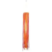 39"L x 4.5" SUNSET RIBBON gold-red Windsock garden décor In the Breeze ITB-5187