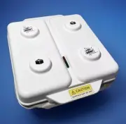Waffle Wow! Building Brick Electric Waffle Maker White + 2 Plates