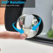 2x High Definition Adjustable Blind Spot Mirror Reverse Wide-Angle Mirror Tool (for: Renault)