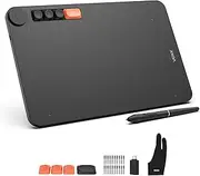 Graphics Drawing Tablet VEIKK Voila L Drawing Pad 10X6 inch,with 4 Customized Keyboard Hot Keys,8192 Levels Battery-Free Stylus Pen,Compatible with PC/Android/Mac/Windows/Linux/Chrome
