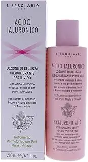 LErbolario Hyaluronic Acid Rebalancing Beauty Lotion For Unisex Treatment, 200 ml