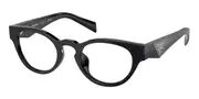 Prada PR A11VD Asian Fit 16K1O1 Men's Glasses Black Size 49 - Private Health Rebate - Blue Light Block Available
