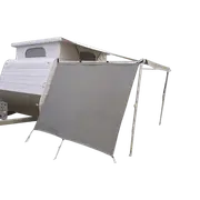 Supex Pop Top End Wall Screen Grey
