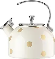 Kate Spade Dot Kettle, 3.65 LB, Gold Deco