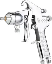 Paint Sprayer Pressure Feed Air Spray Paint Gun, Pressure Pot Paint Sprayers for Home Interior and Exterior, Without Cup Nozzle Size 1.3 1.5 2.0 2.5mm (1.3mm)