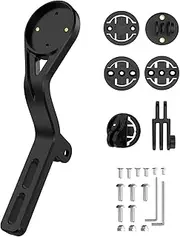 Three-in-One Out Front Mount Road Bike Mount Compatible with Garmin Edge GPS Bike Computer, Wahoo,Byton,XOSS, iGPSPORT, Action Camera/Bike Light/Bycyle Computer can be Installed.