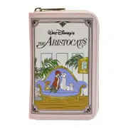 The Aristocats 1970 Book Zip Around Purse Coin Wallet